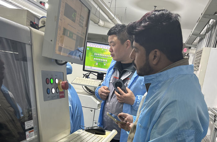 Indian Customers Visited SN company